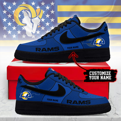 Footwearstorm Los Angeles Rams Low-Top Sneakers Shoes For Men And Women 280840