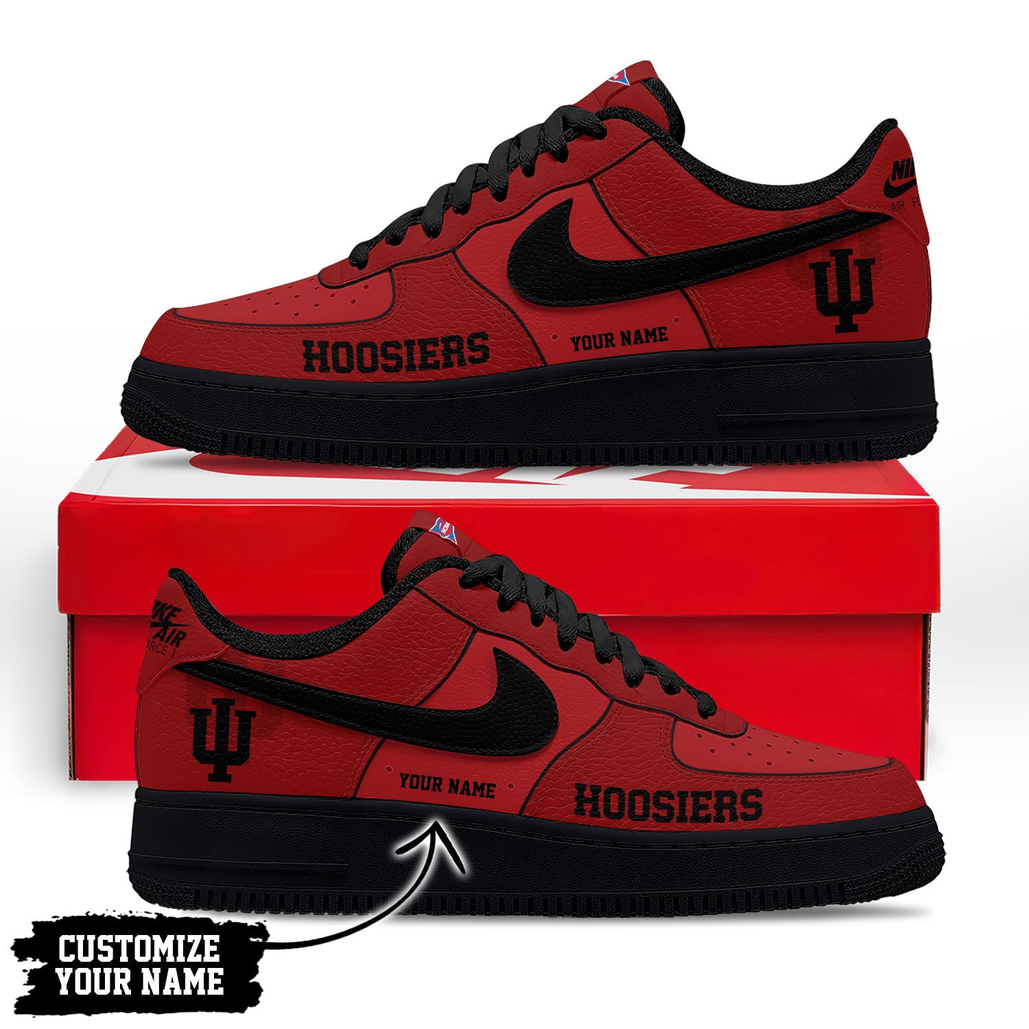 Footwearstorm Indiana Hoosiers Low-Top Sneakers Shoes For Men And Women 280815