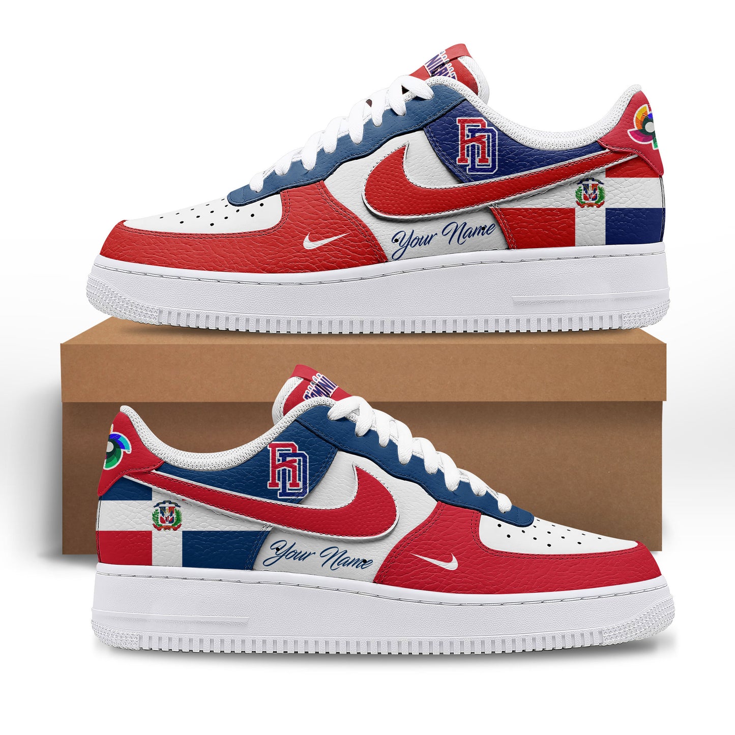 Footwearstorm República Dominicana Low-Top Sneakers Shoes For Men And Women 280869
