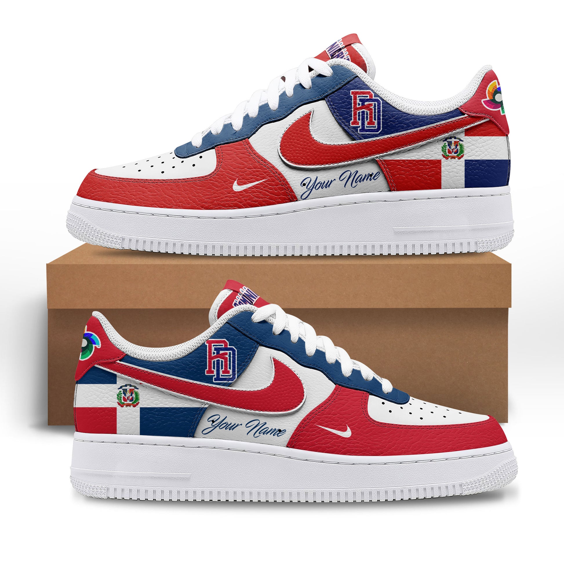 Footwearstorm República Dominicana Low-Top Sneakers Shoes For Men And Women 280869