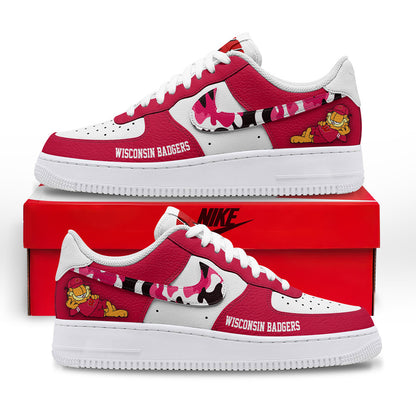 Footwearstorm Wisconsin Badgers Low-Top Sneakers Shoes For Men And Women 2808152