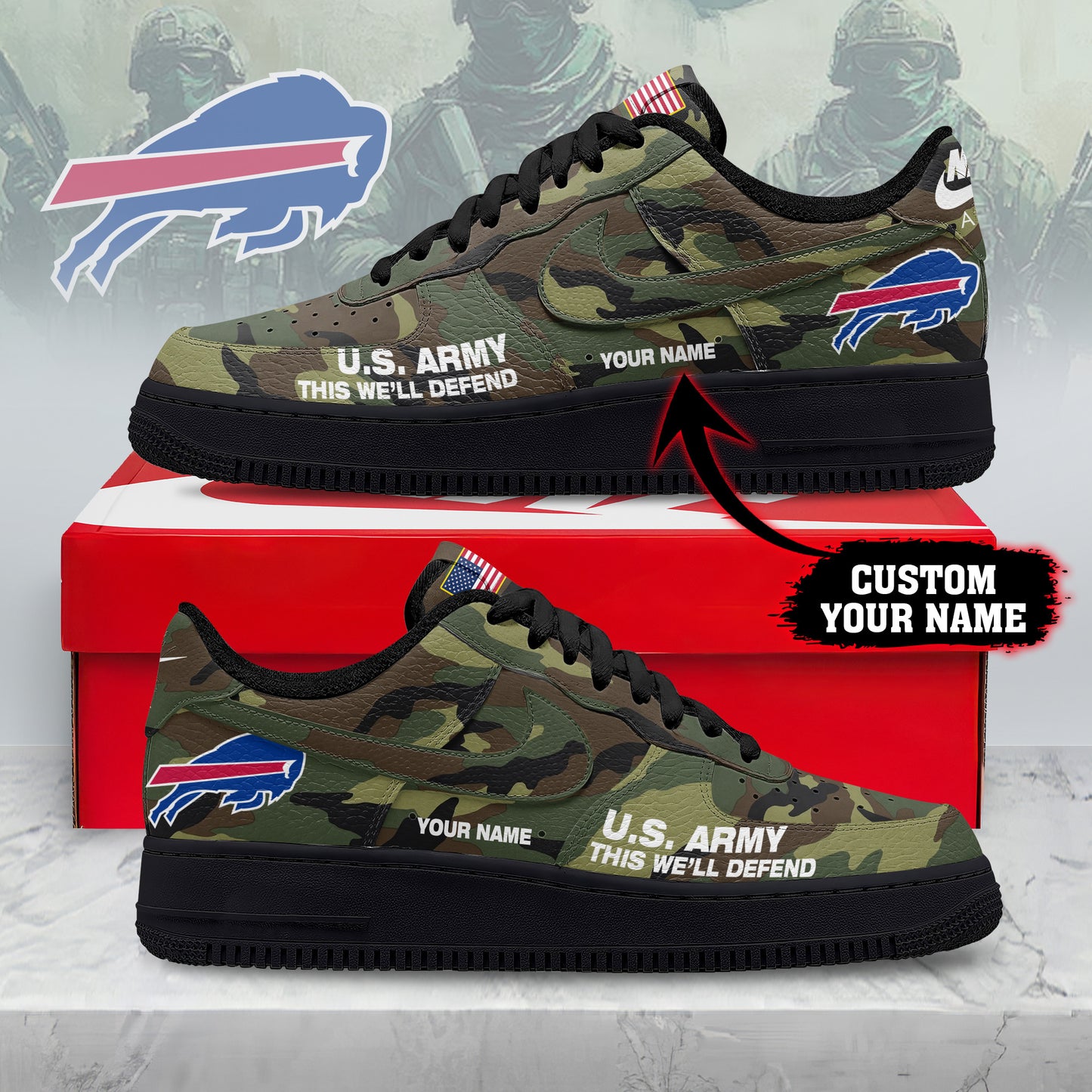 Footwearstorm Buffalo Bills Low-Top Sneakers Shoes For Men And Women 280853
