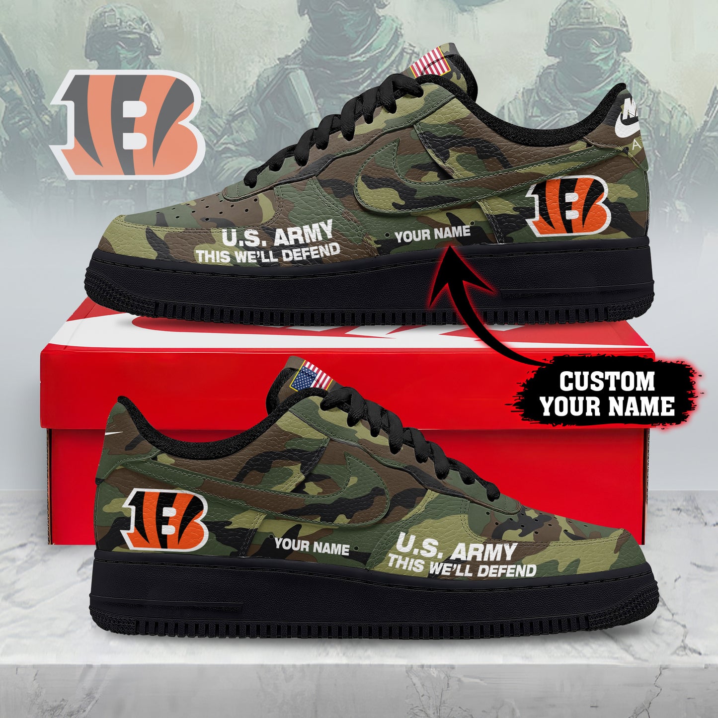 Footwearstorm Cincinnati Bengals Low-Top Sneakers Shoes For Men And Women 280863