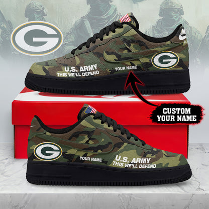 Footwearstorm Green Bay Packers Low-Top Sneakers Shoes For Men And Women 280896