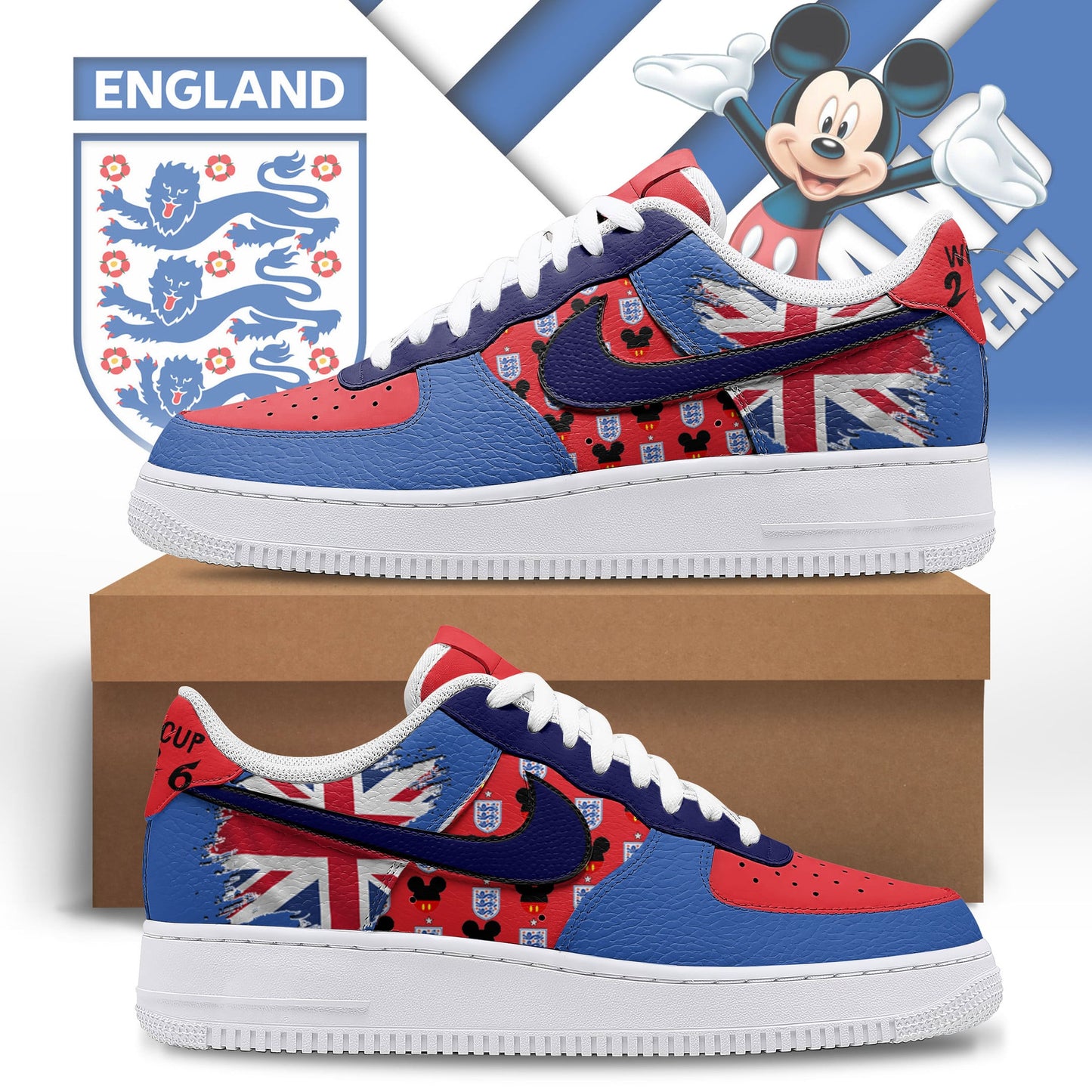 England Air Low-Top Sneakers 2026