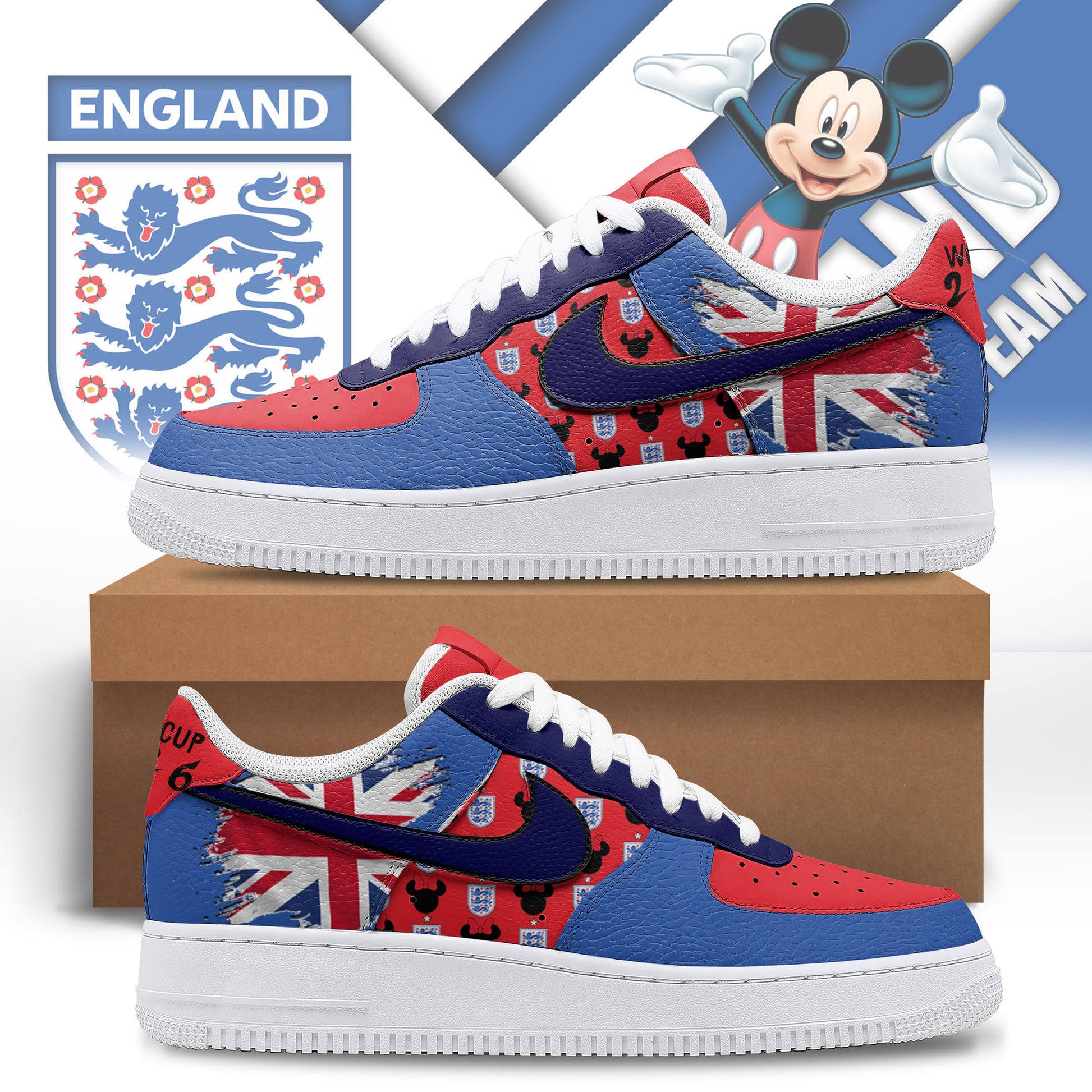 England Air Low-Top Sneakers 2026