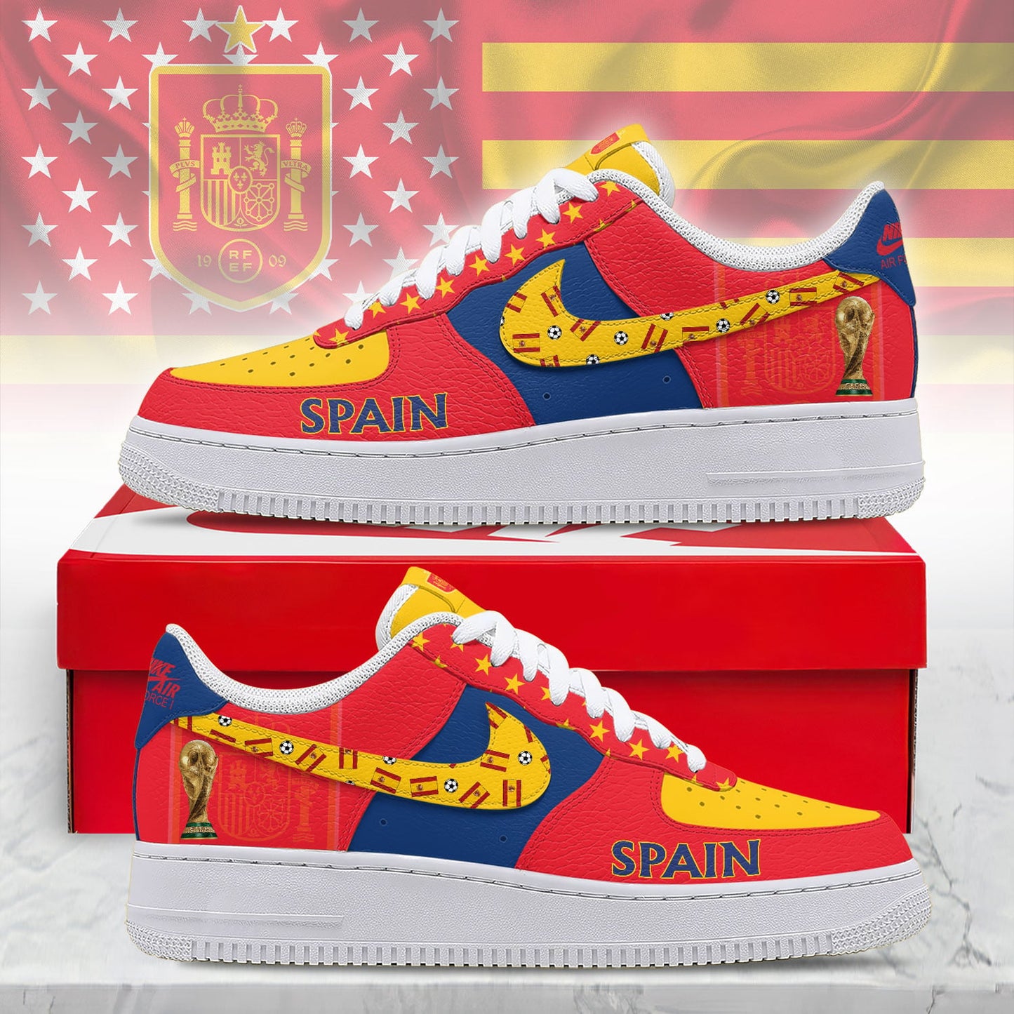 Spain Air Low-Top Sneakers 2026