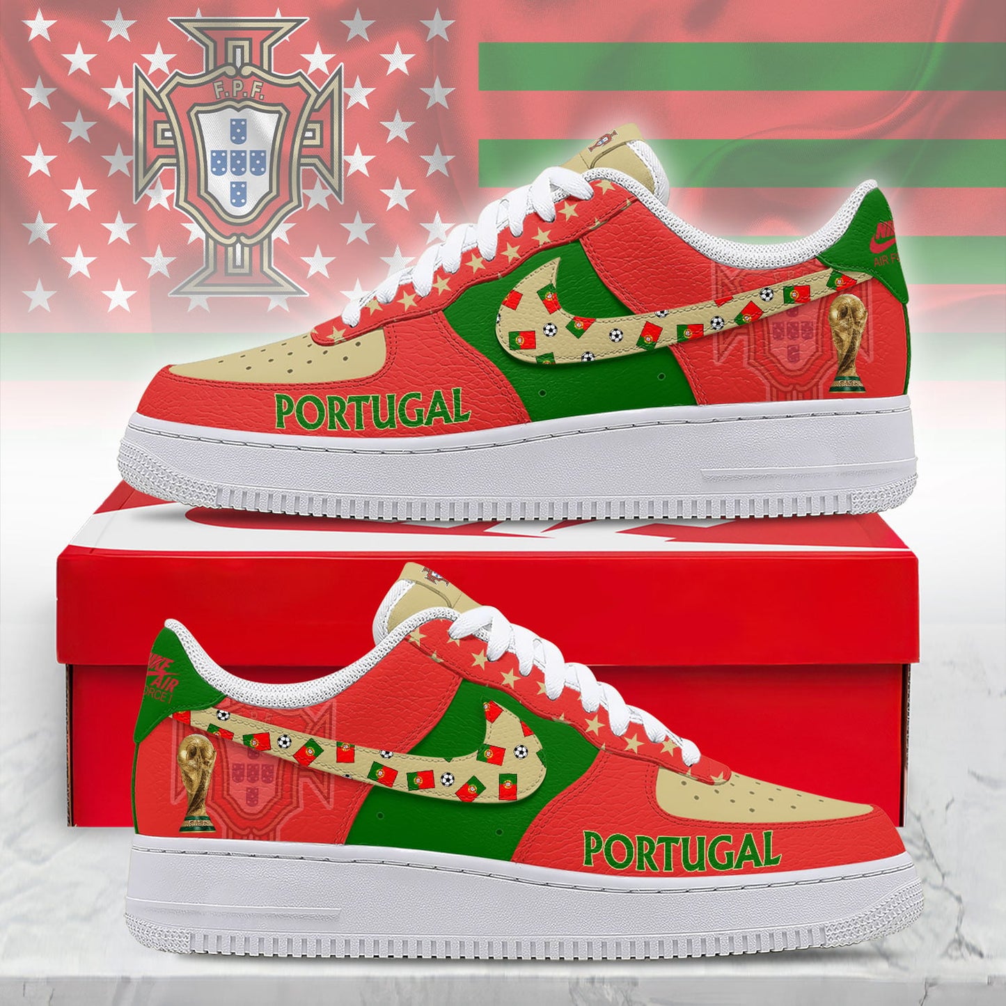 Portugal Air Low-Top Sneakers 2026