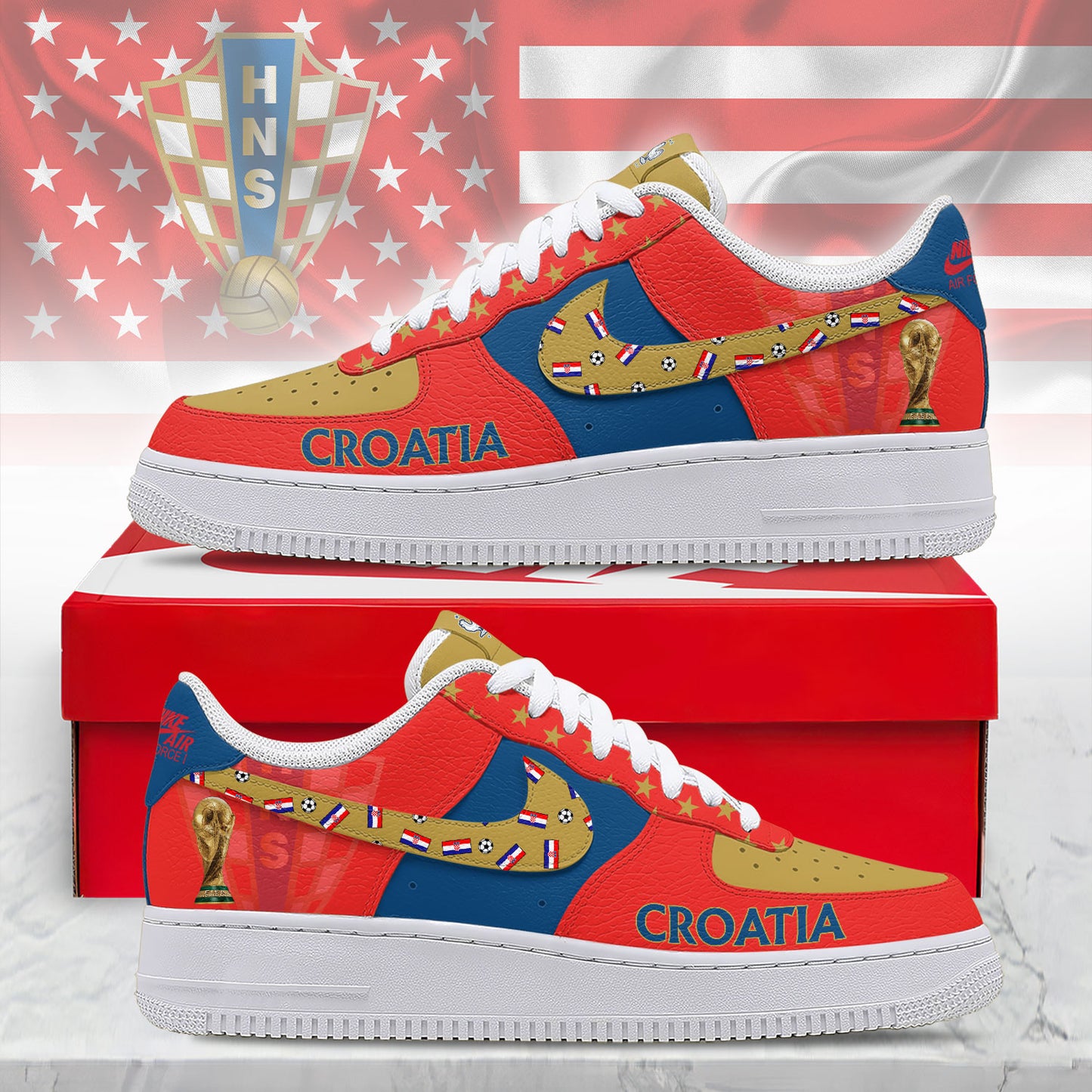 Croatia Air Low-Top Sneakers 2026