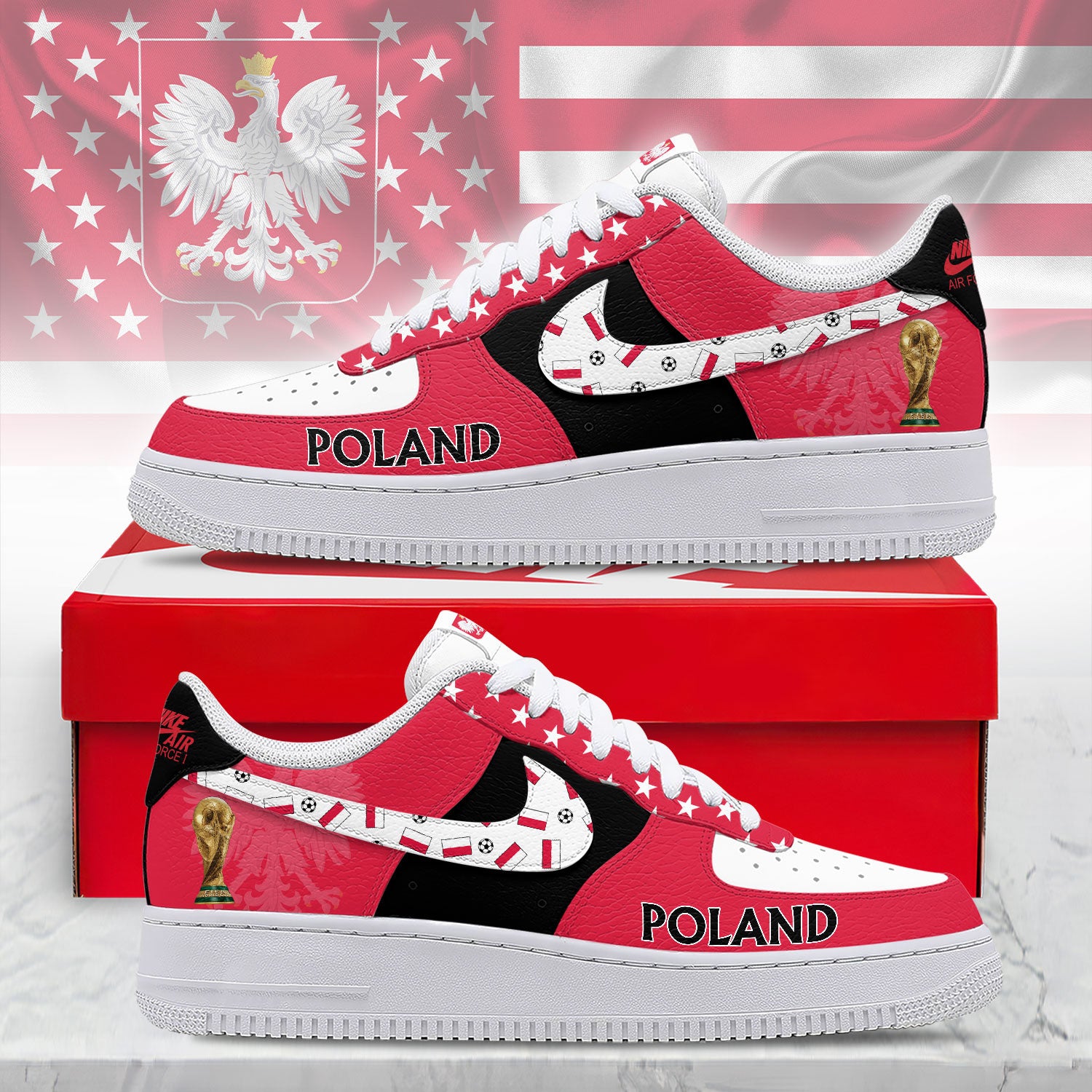 Poland Air Low-Top Sneakers 2026