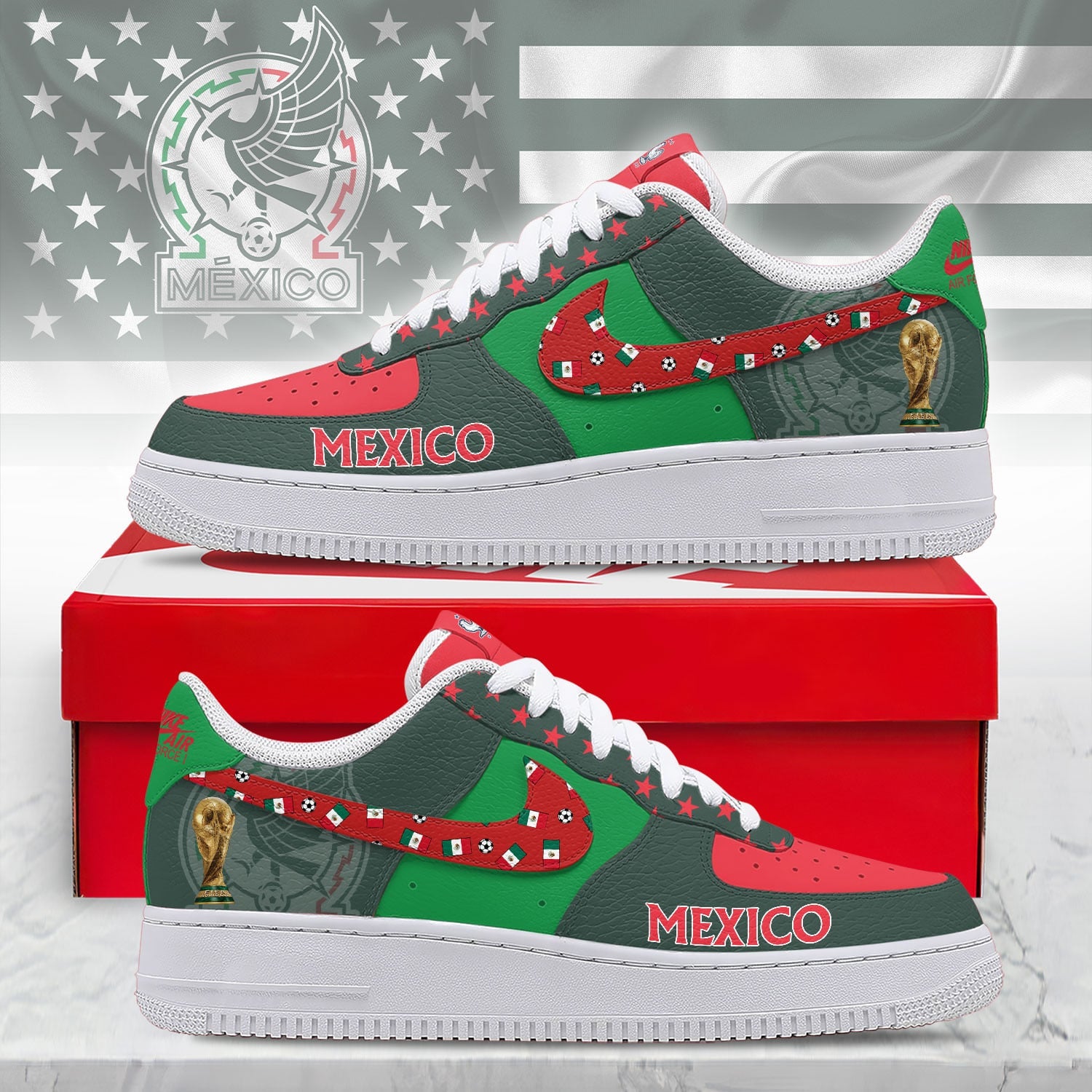 Mexico Air Low-Top Sneakers 2026