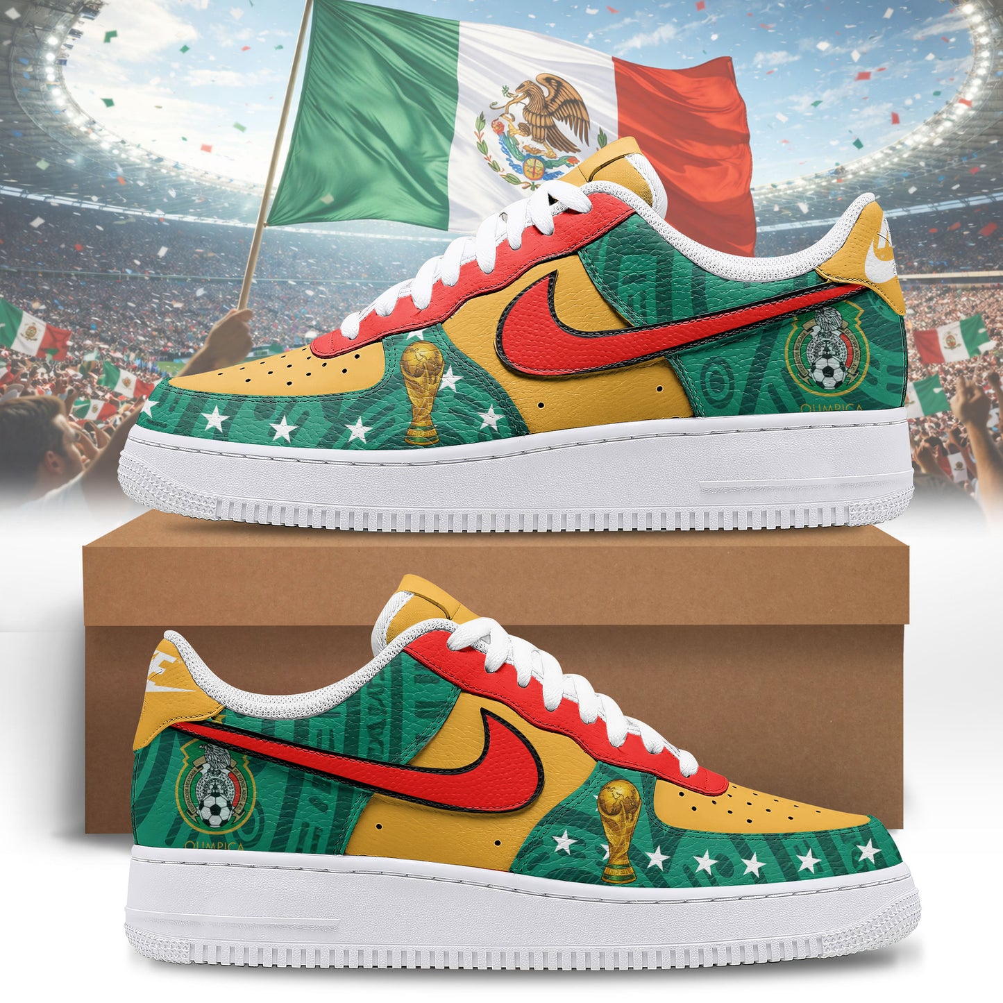 Mexico Air Low-Top Sneakers 2026