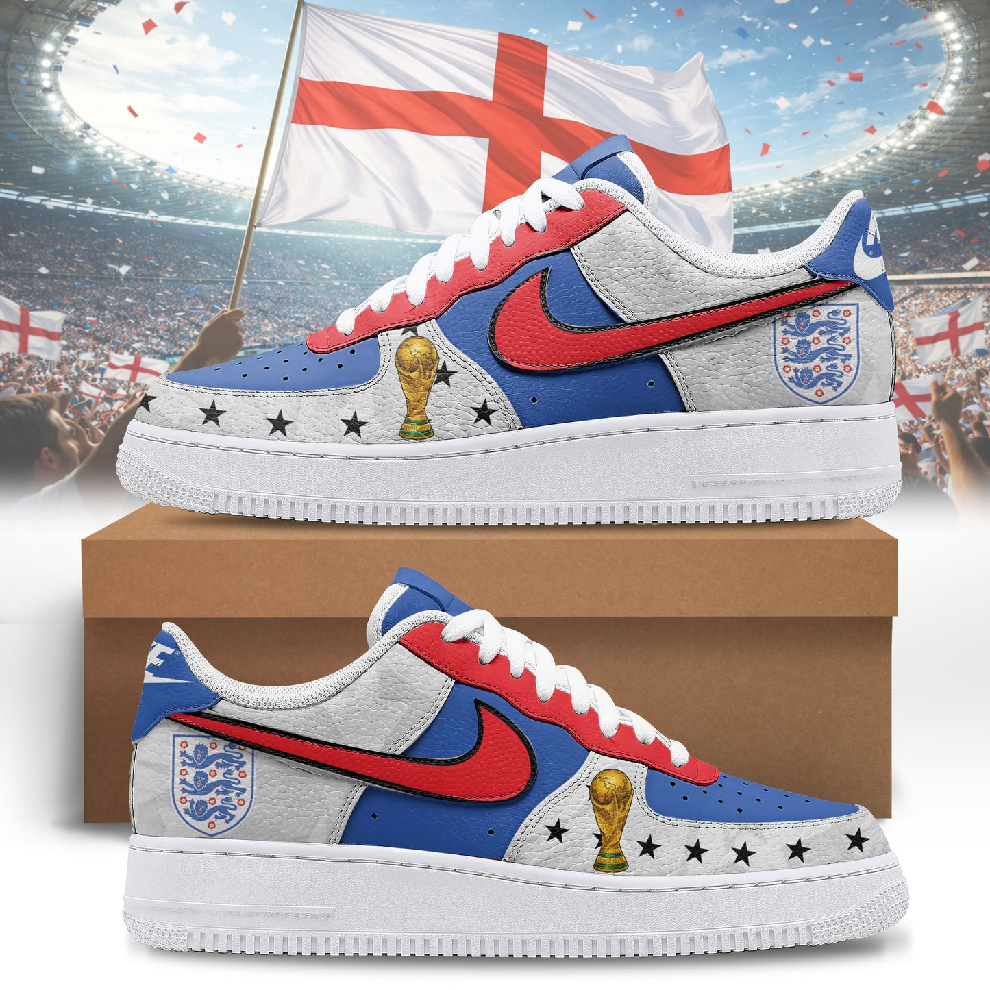 England Air Low-Top Sneakers 2026