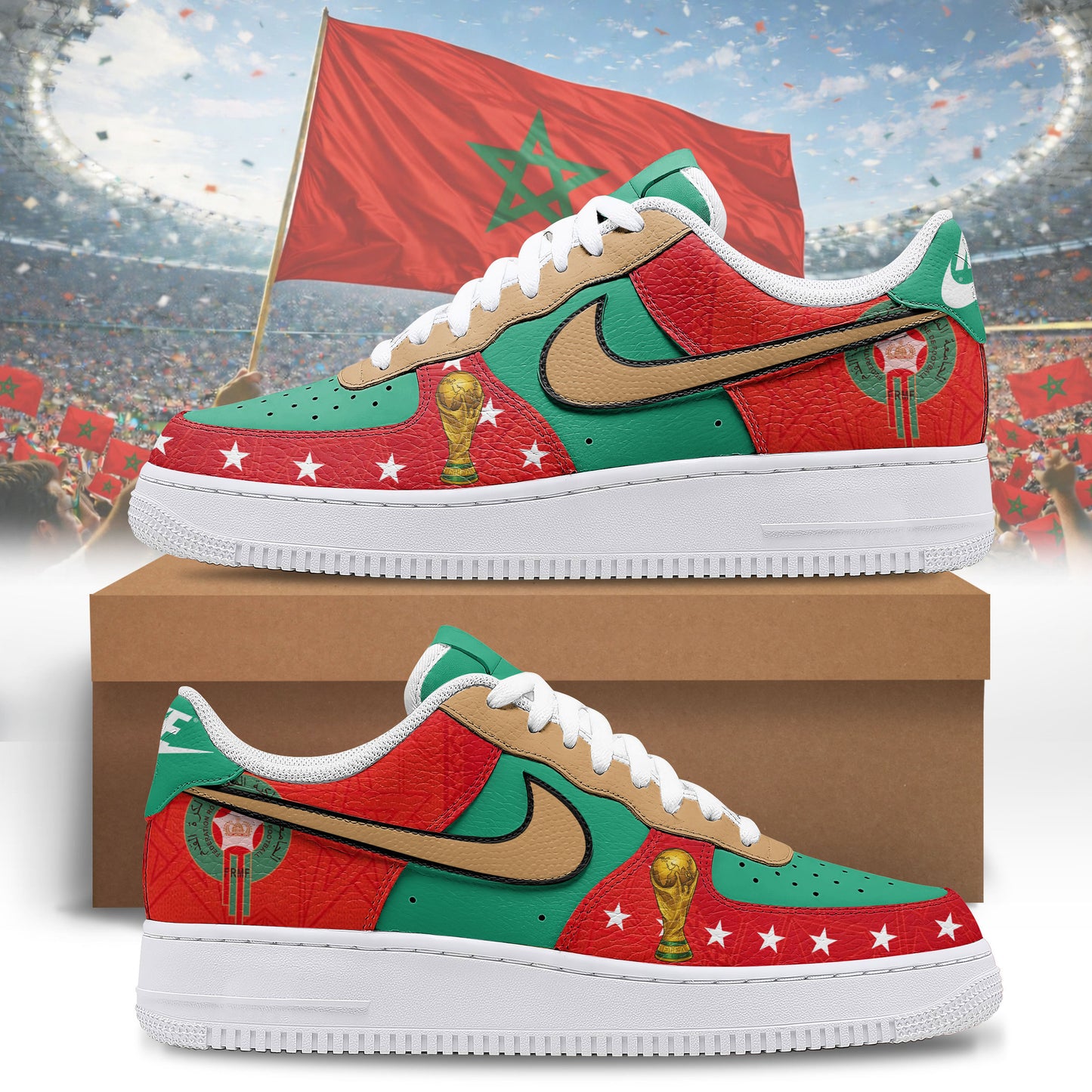 Morocco Air Low-Top Sneakers 2026
