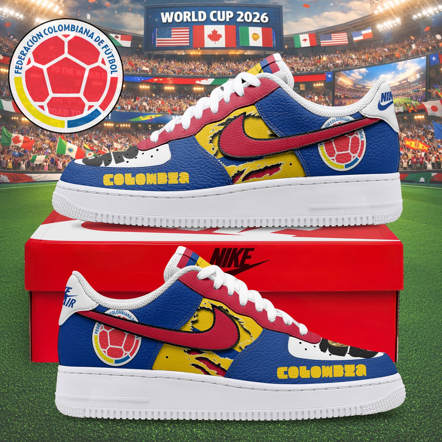 Colombia Air Low-Top Sneakers 2026