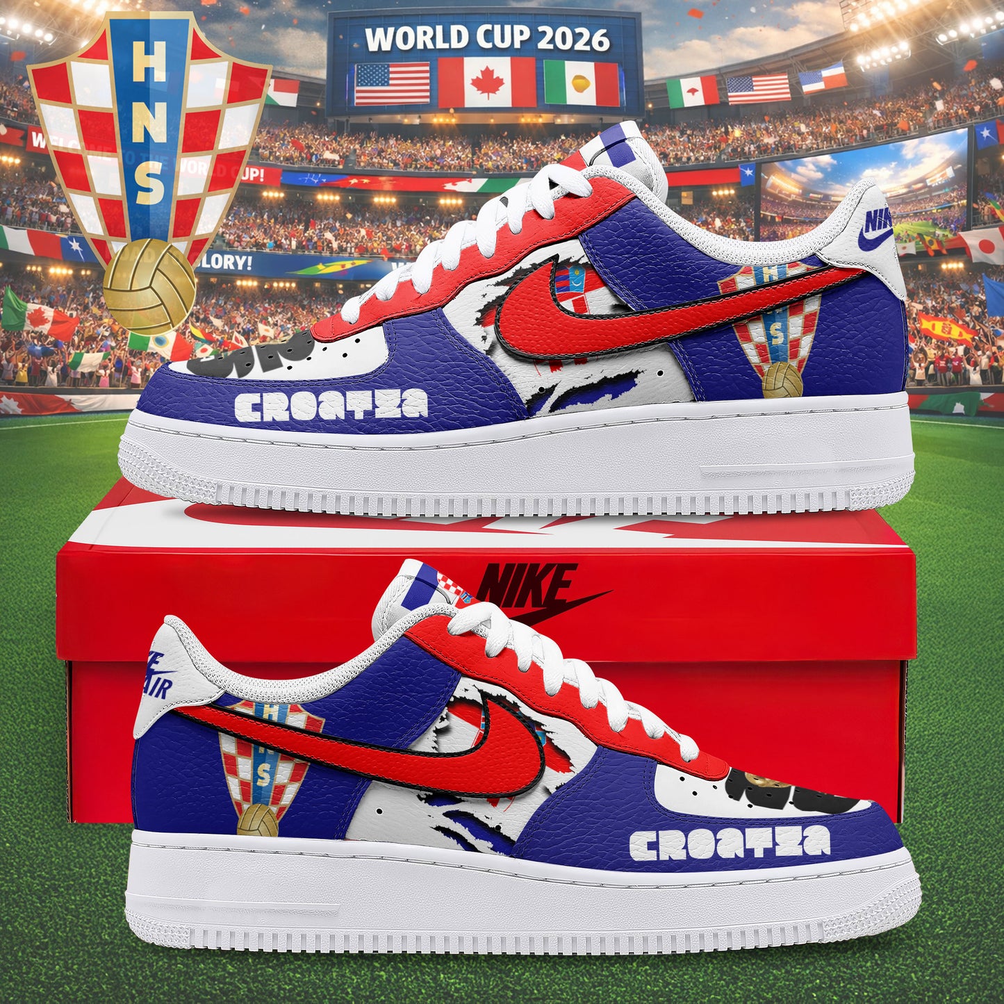 Croatia Air Low-Top Sneakers 2026