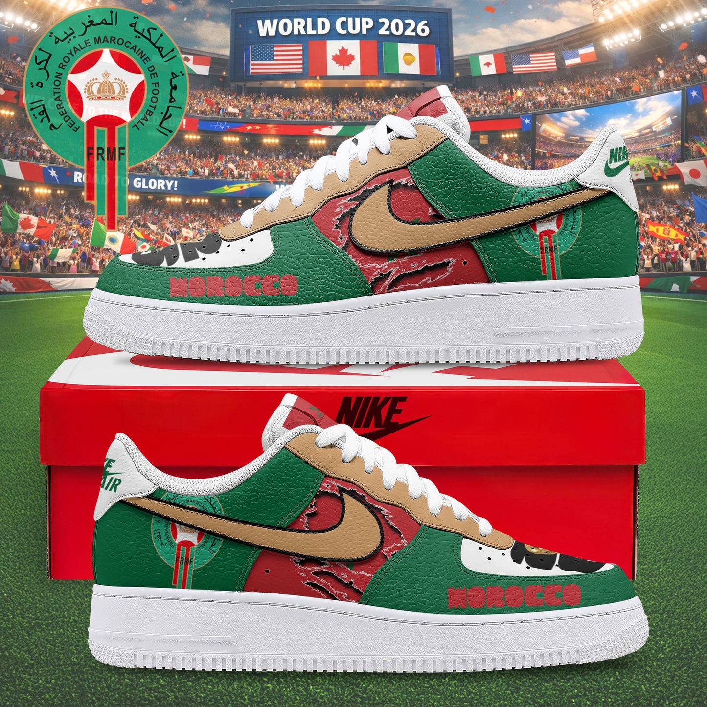 Morocco Air Low-Top Sneakers 2026