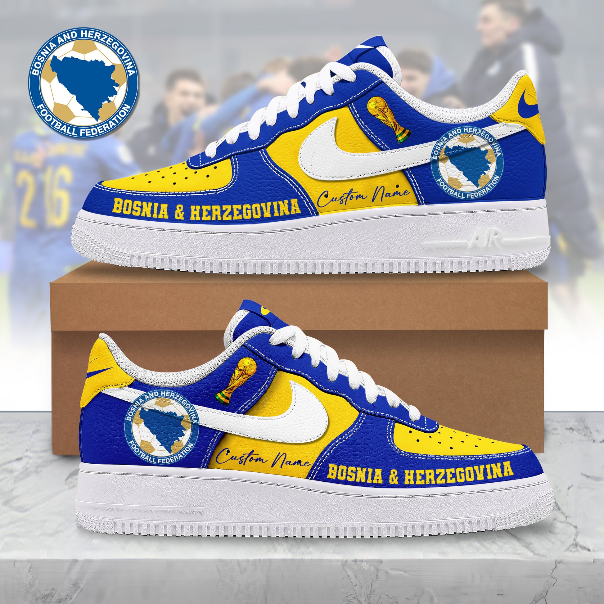Bosnia & Herzegovina Air Low-Top Sneakers 2026