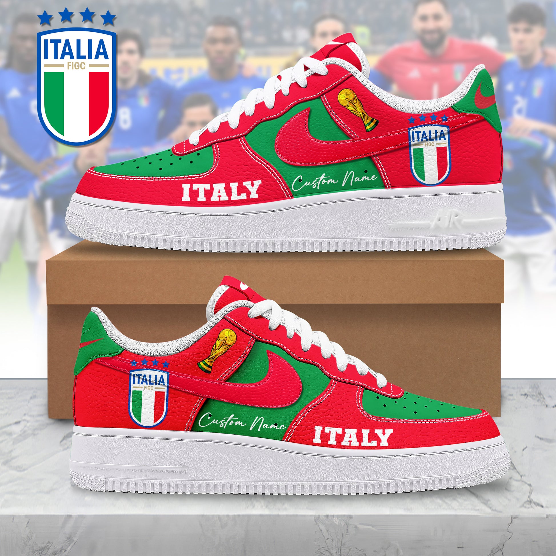 Italy Air Low-Top Sneakers 2026