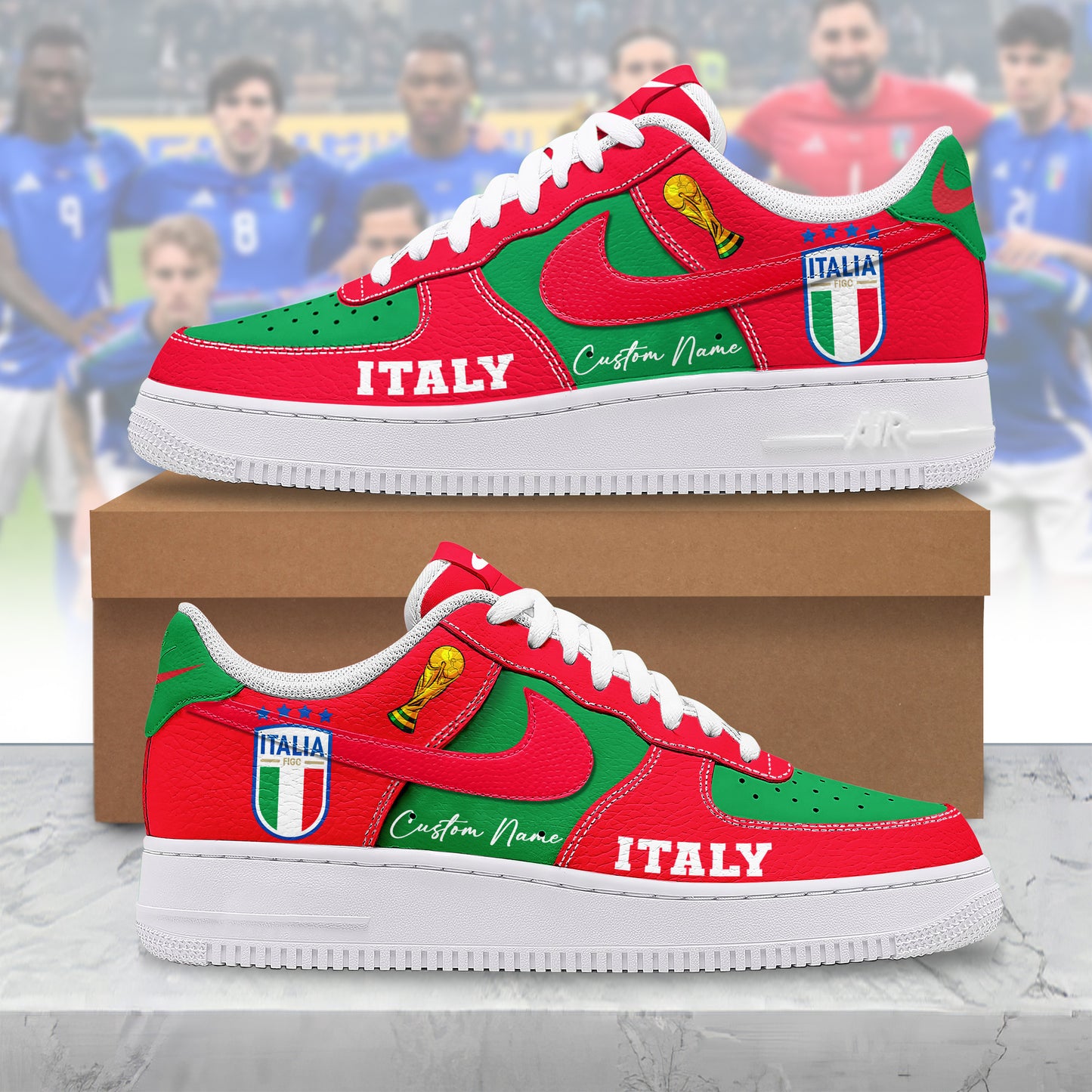 Italy Air Low-Top Sneakers 2026