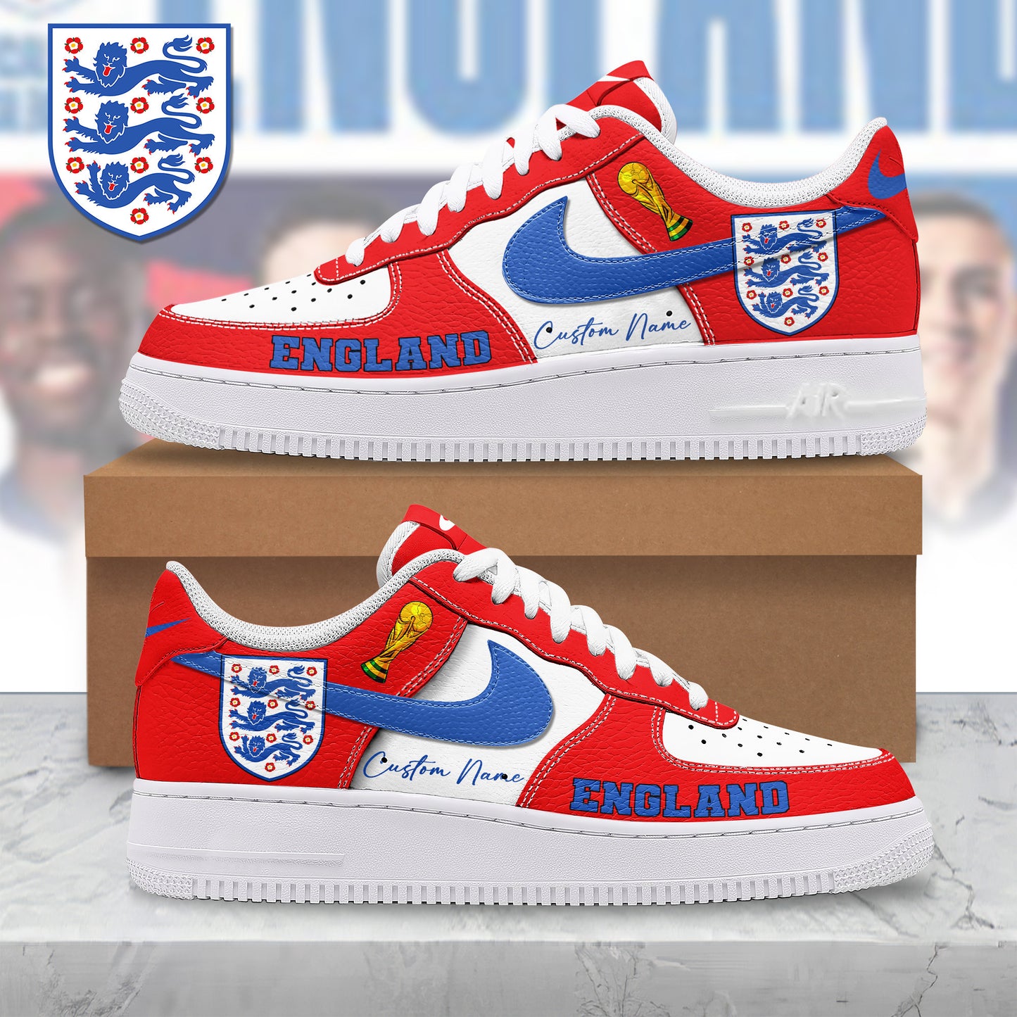 England Air Low-Top Sneakers 2026