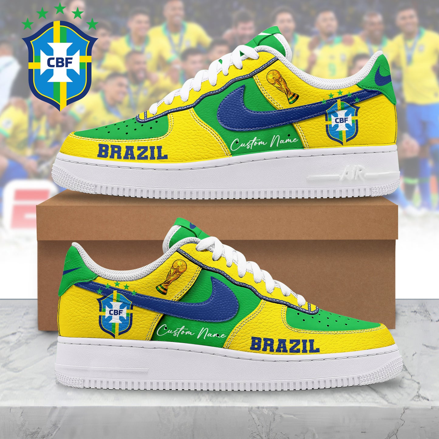 Brazil Air Low-Top Sneakers 2026