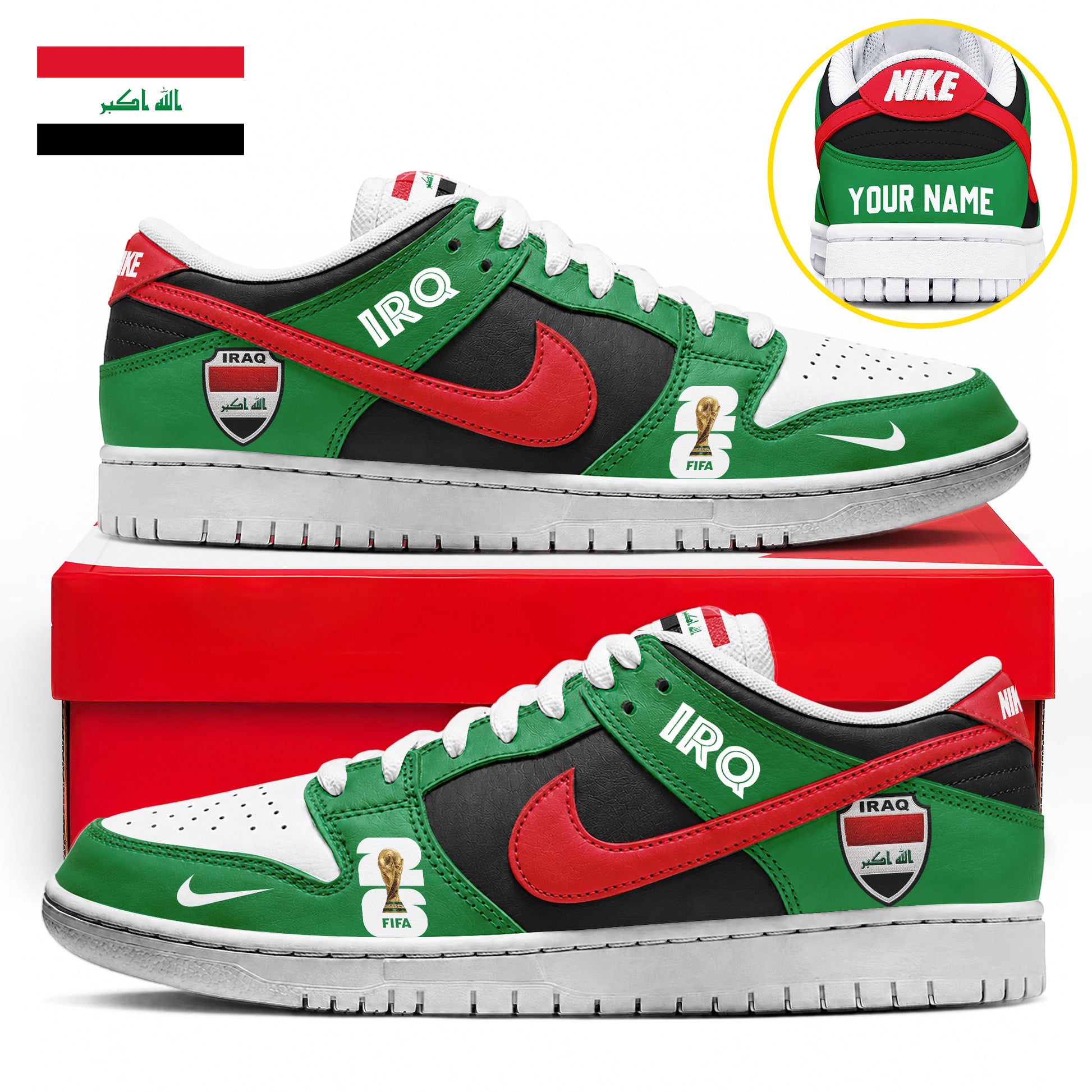 Iraq Air Low-Top Sneakers 2026