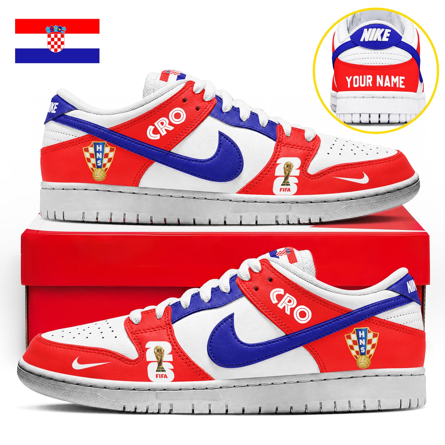 Croatia Air Low-Top Sneakers 2026