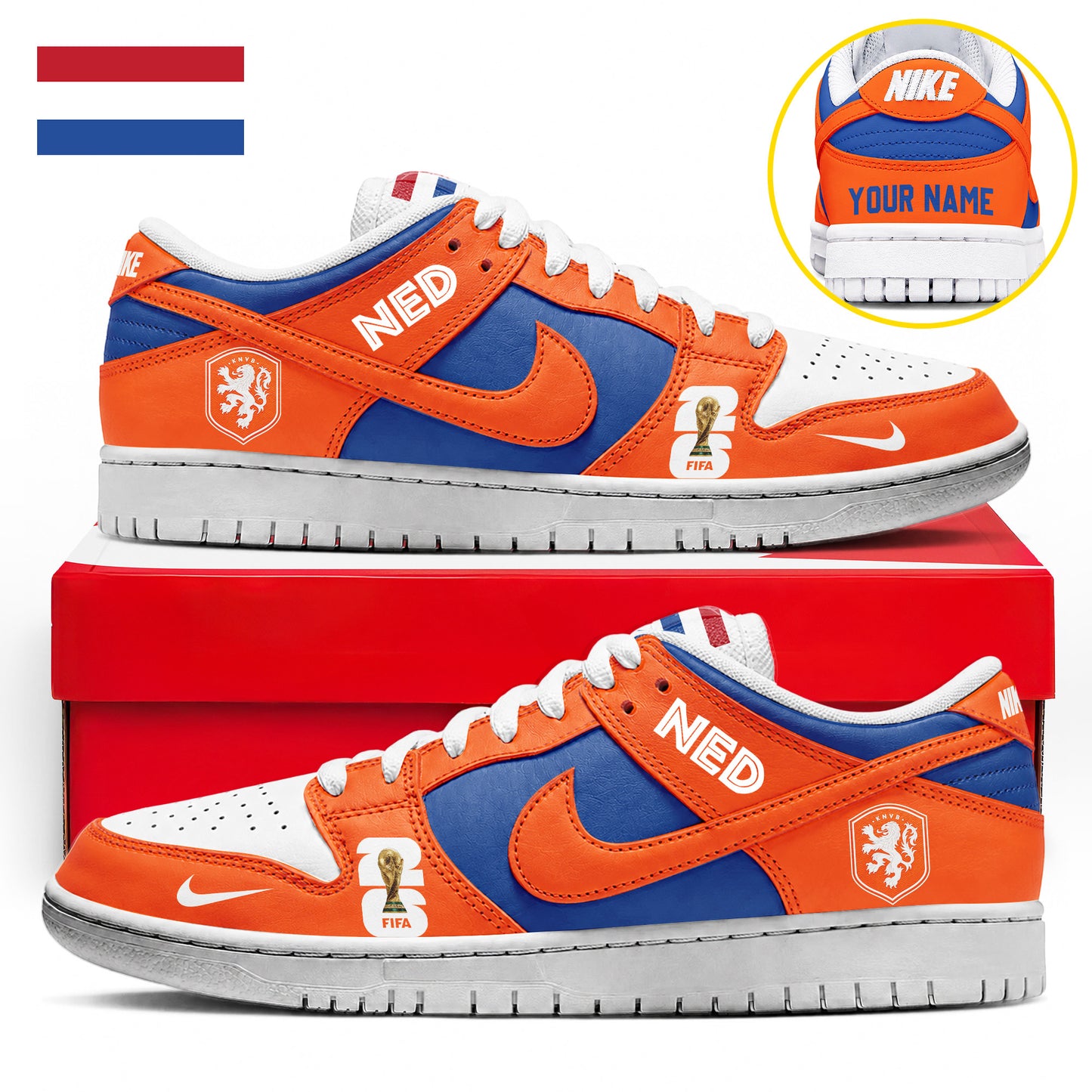 Netherlands Air Low-Top Sneakers 2026