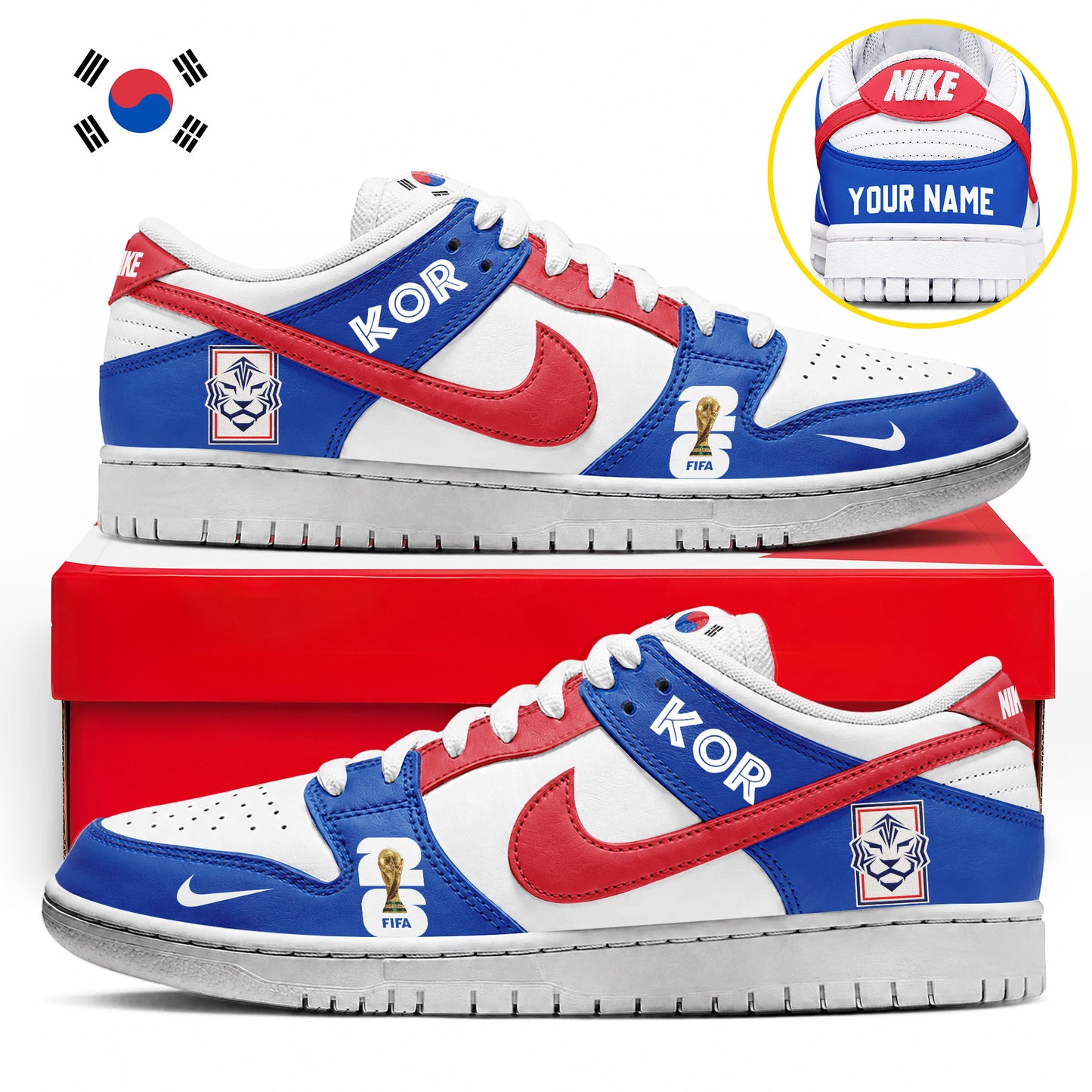Korea Republic Air Low-Top Sneakers 2026