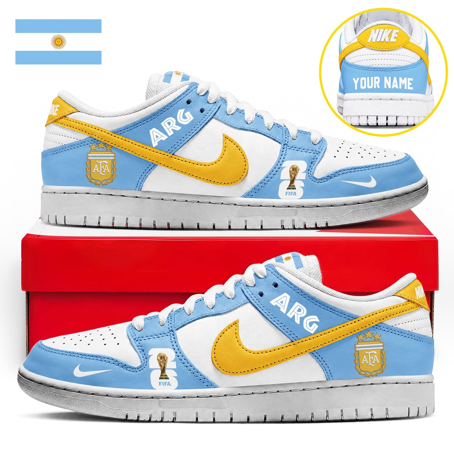 Argentina Air Low-Top Sneakers 2026