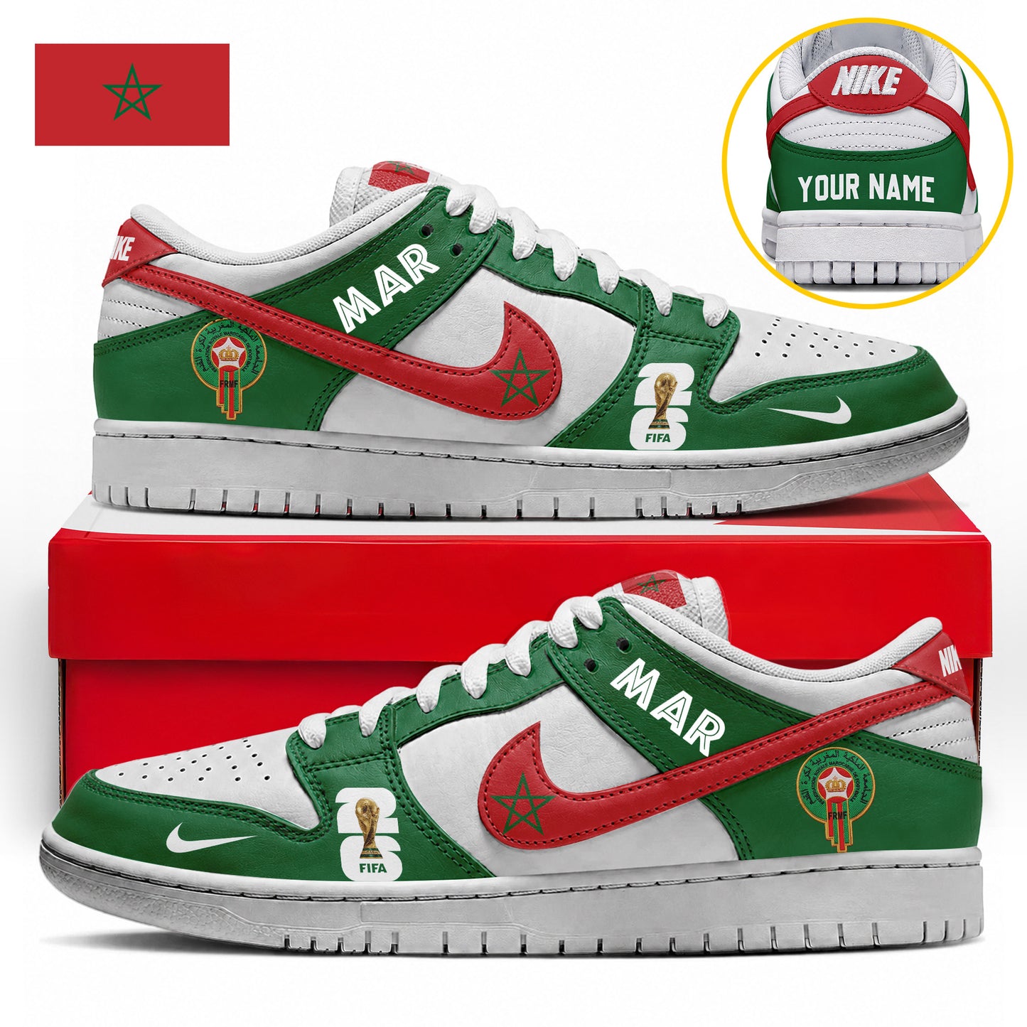 Morocco Air Low-Top Sneakers 2026