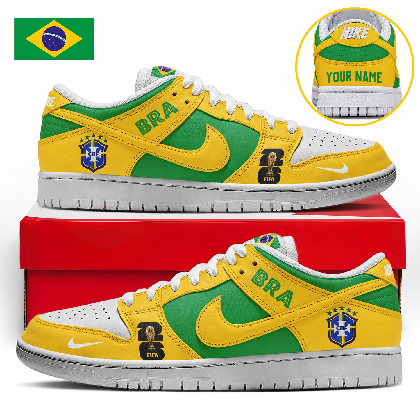 Brazil Air Low-Top Sneakers 2026