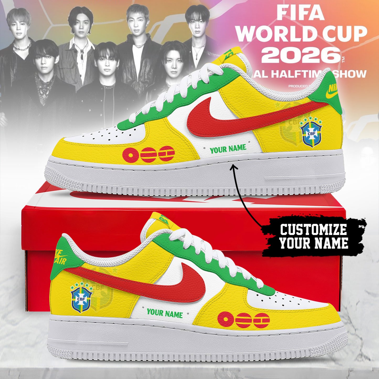 Brazil Air Low-Top Sneakers 2026