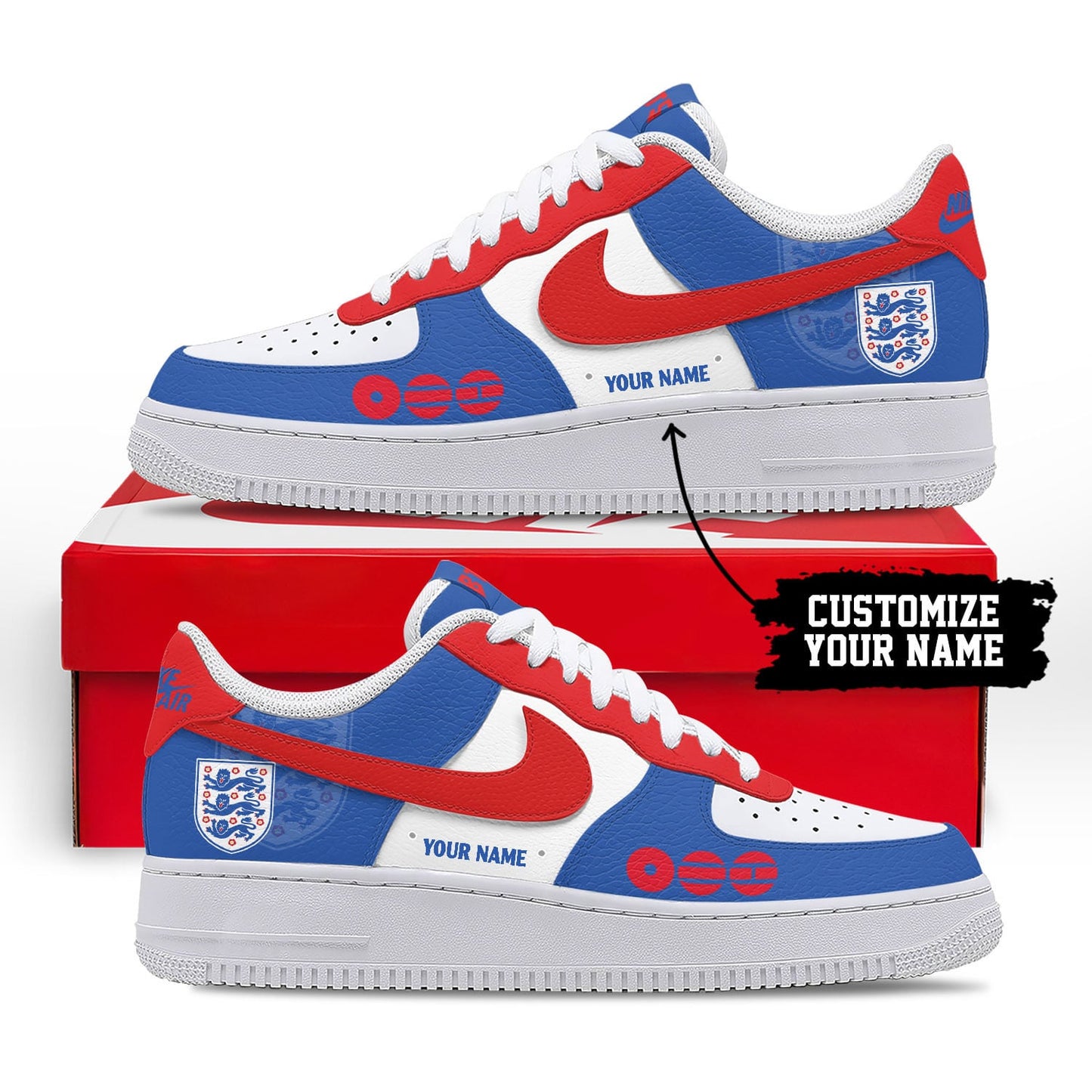 England Air Low-Top Sneakers 2026
