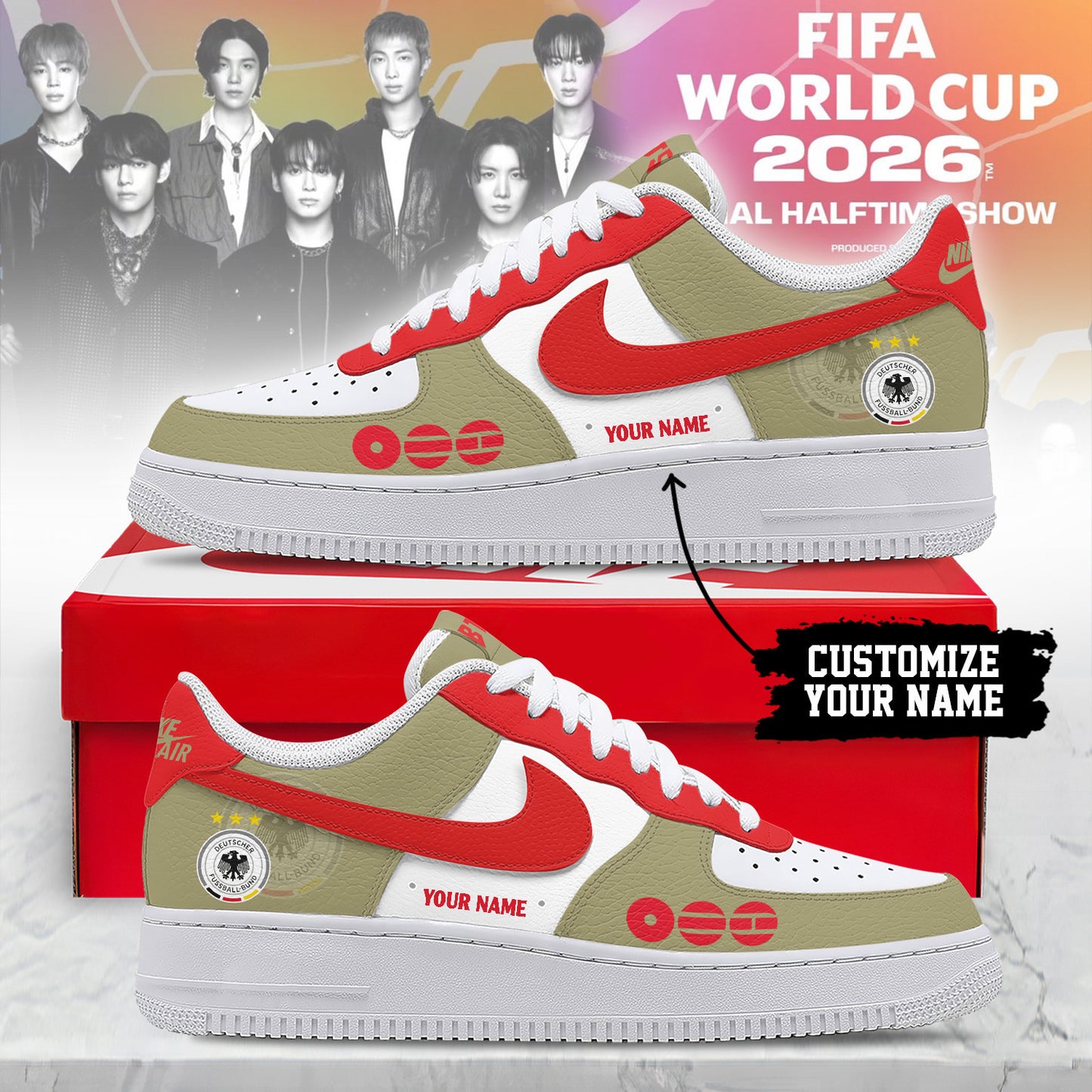Germany Air Low-Top Sneakers 2026