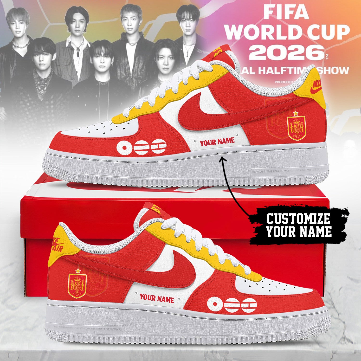 Spain Air Low-Top Sneakers 2026