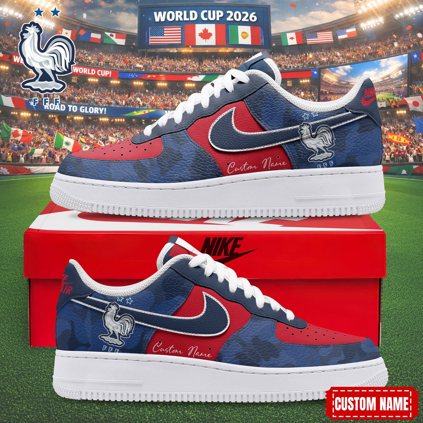 France Air Low-Top Sneakers 2026
