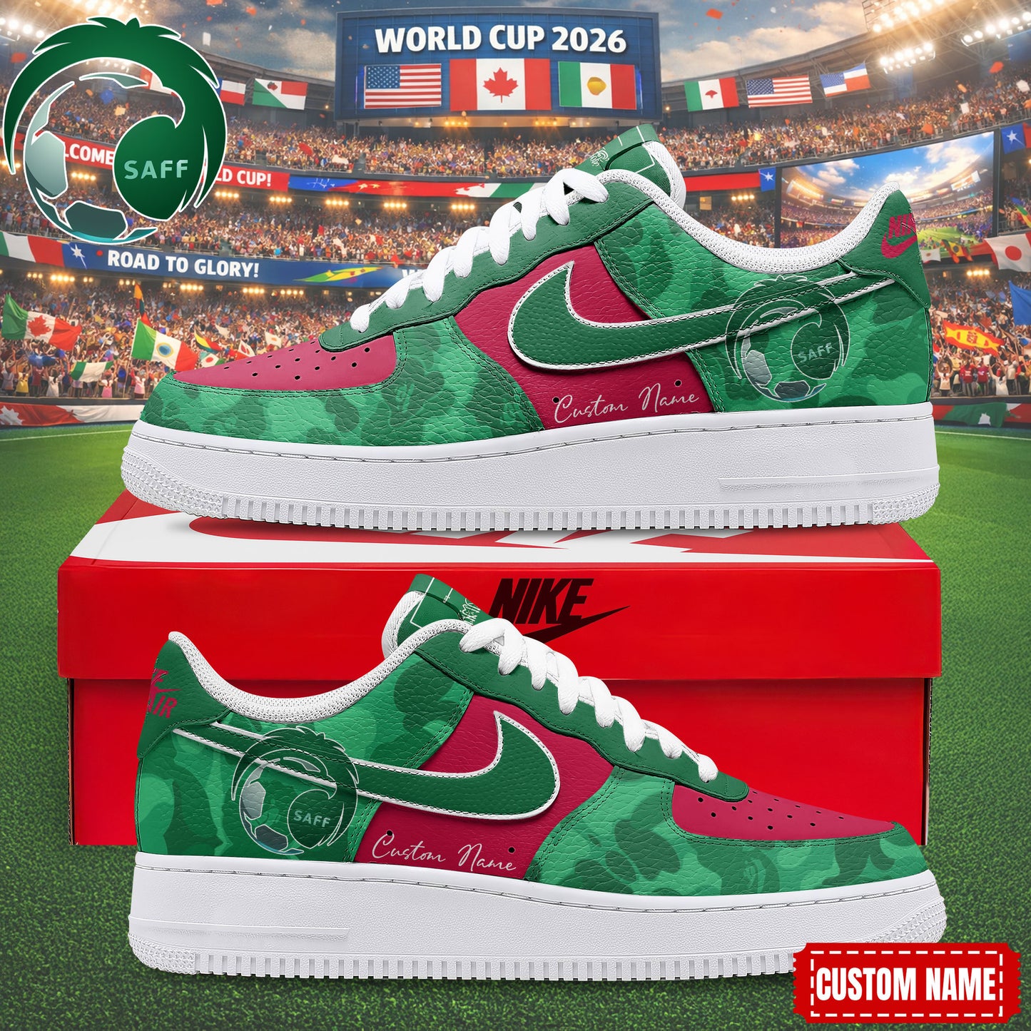 Saudi Arabia Air Low-Top Sneakers 2026