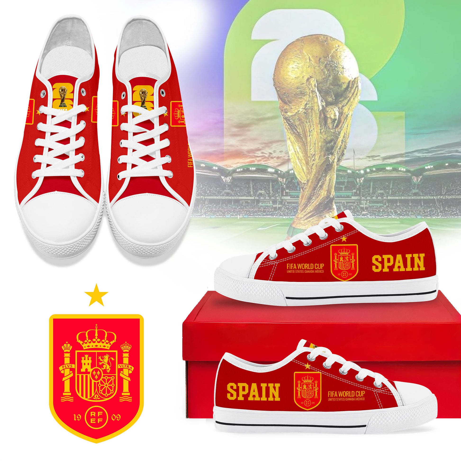 Spain Air Low-Top Sneakers 2026
