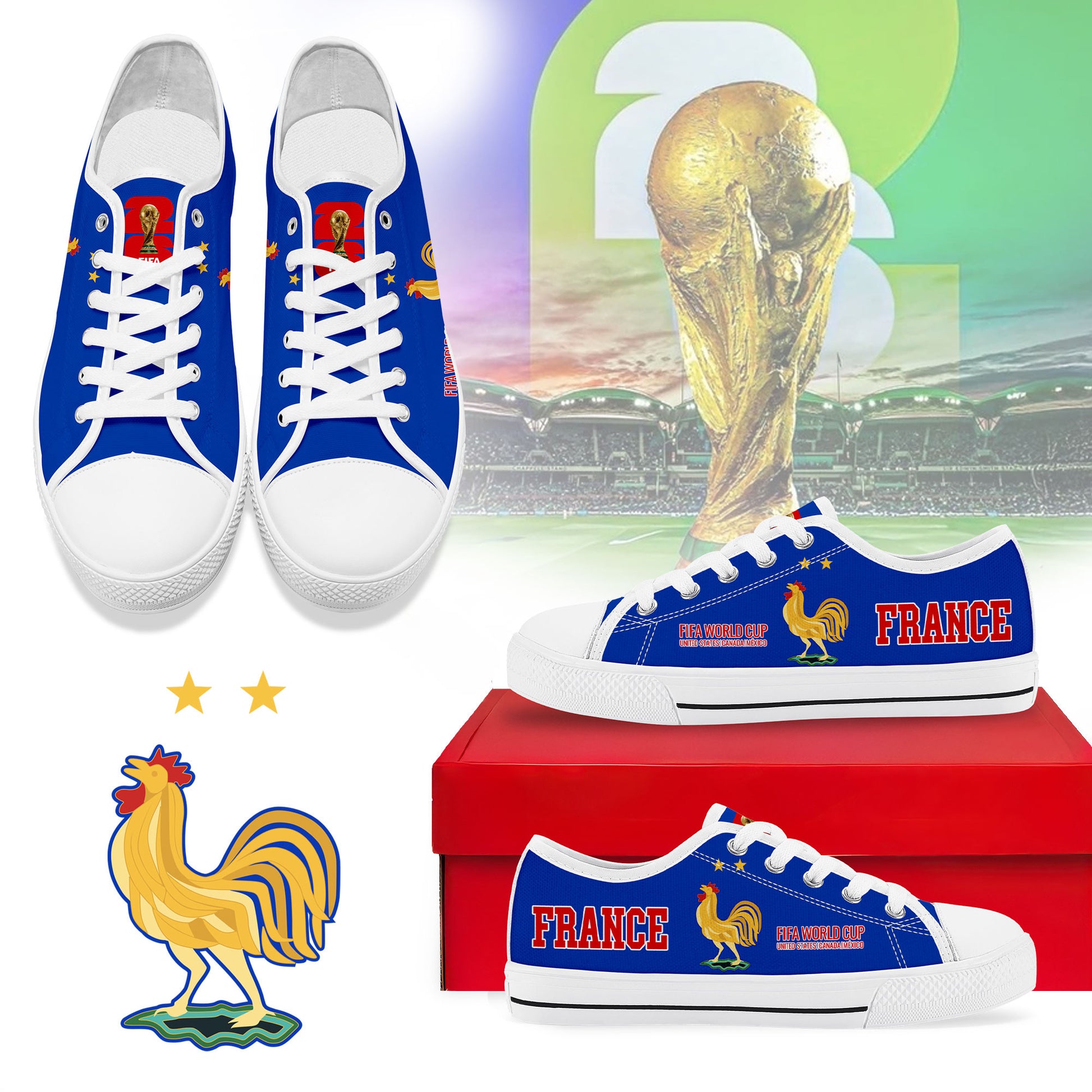 France Air Low-Top Sneakers 2026