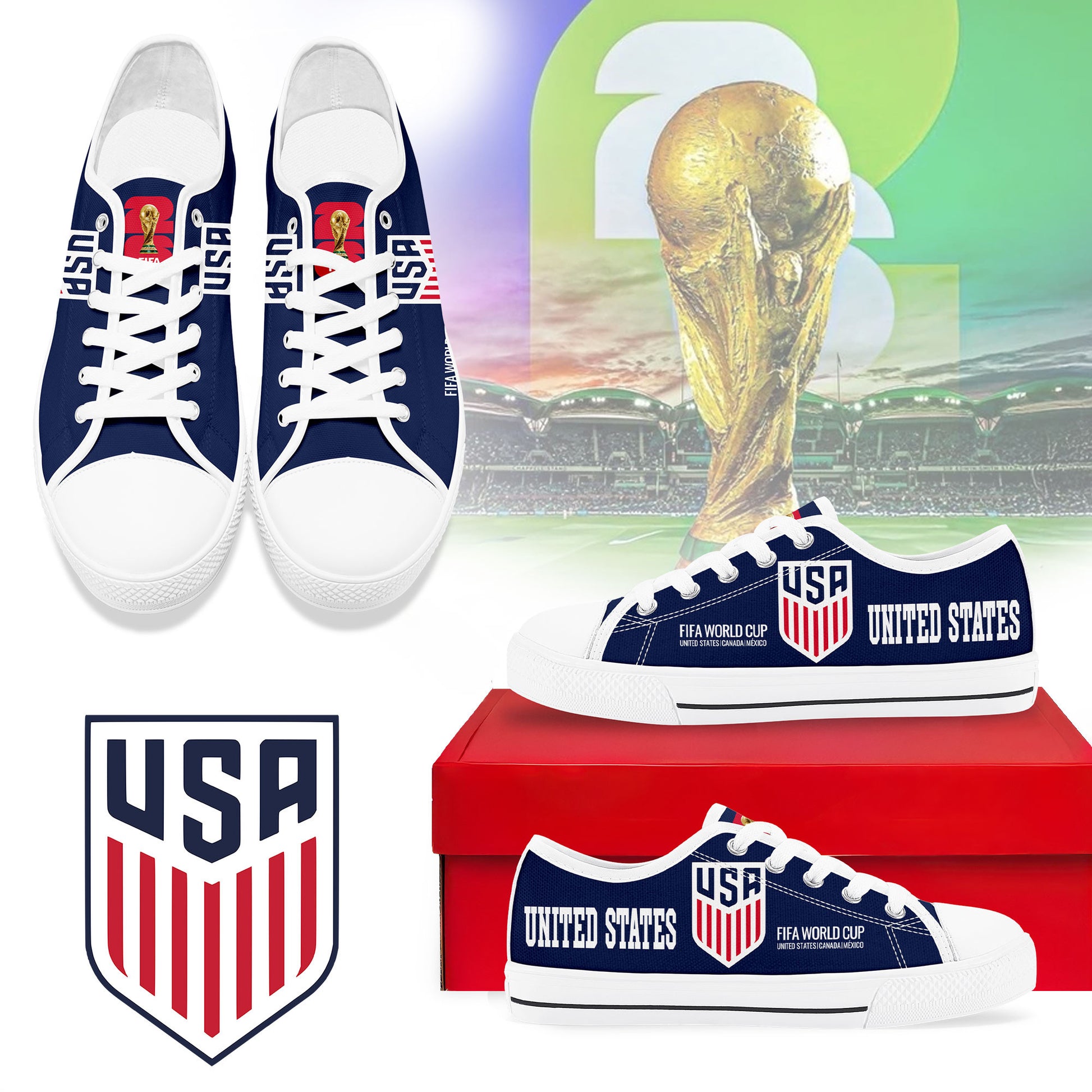 USA Air Low-Top Sneakers 2026