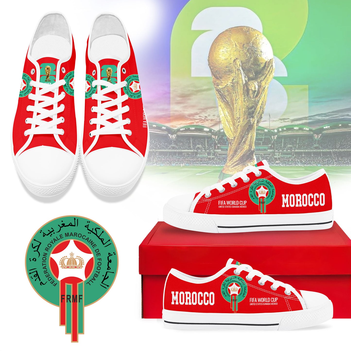 Morocco Air Low-Top Sneakers 2026