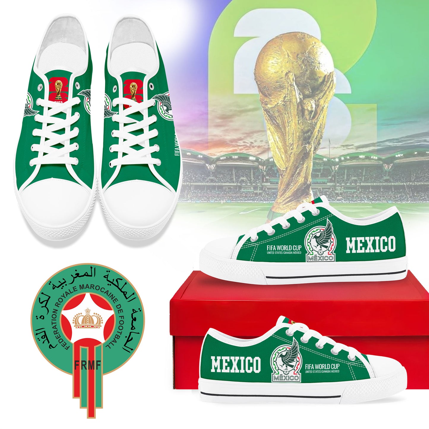 Mexico Air Low-Top Sneakers 2026