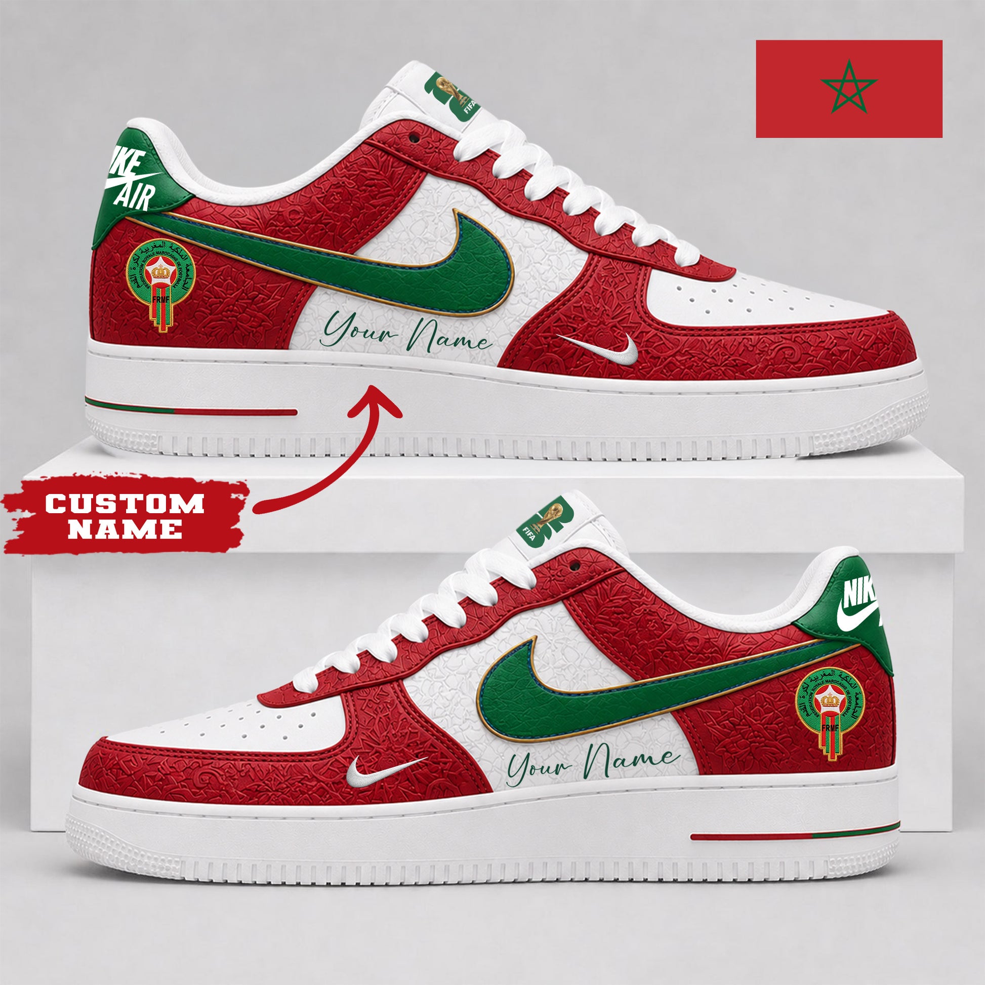 Morocco Air Low-Top Sneakers 2026