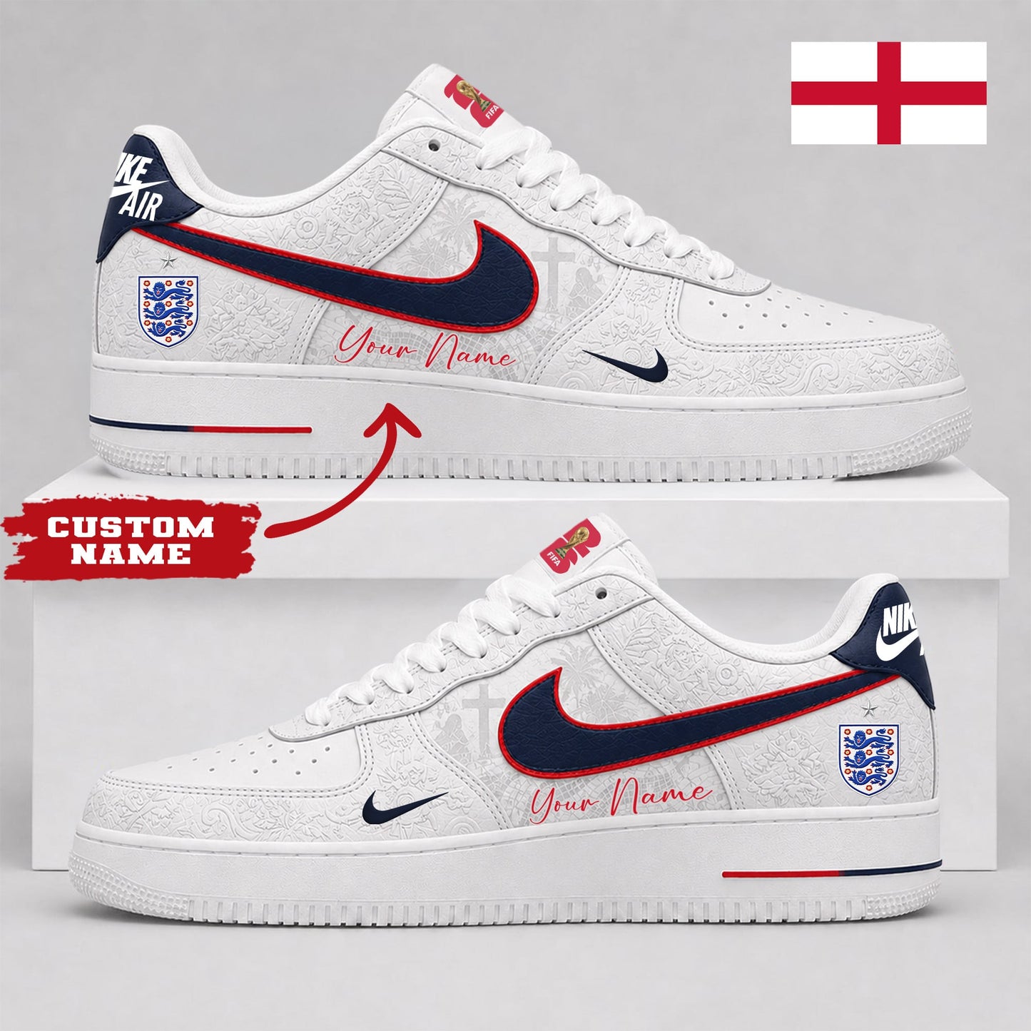 England Air Low-Top Sneakers 2026