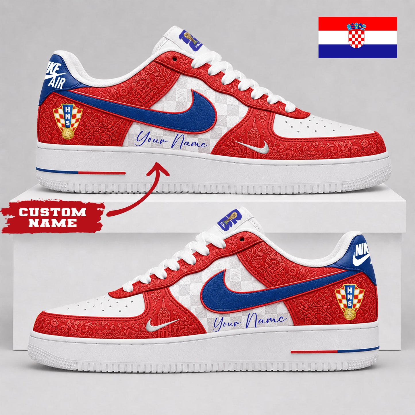 Croatia Air Low-Top Sneakers 2026