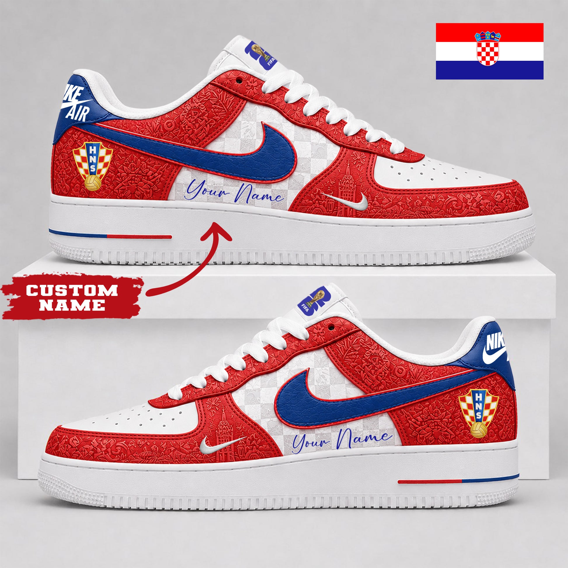 Croatia Air Low-Top Sneakers 2026