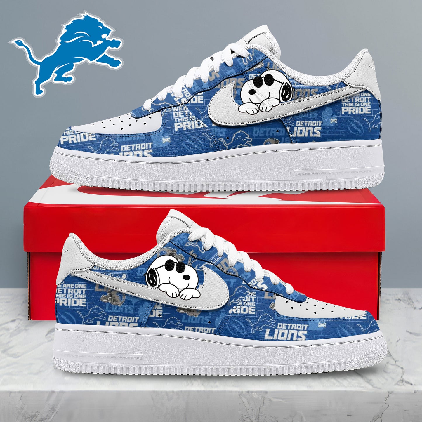 Footwearstorm Detroit Lions Low-Top Sneakers Shoes For Men And Women 2808298