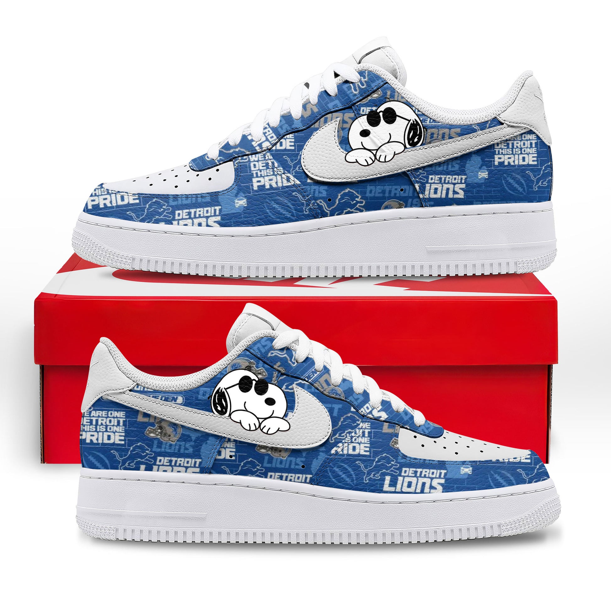 Footwearstorm Detroit Lions Low-Top Sneakers Shoes For Men And Women 2808298